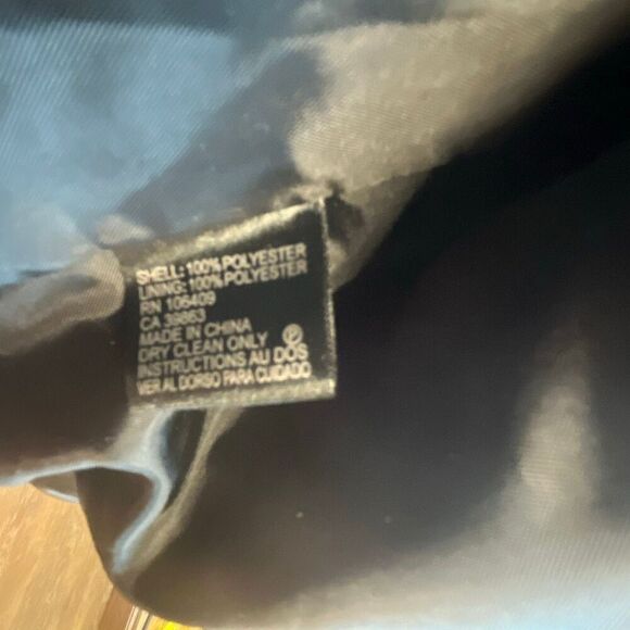 TAHARI Blazer Women’s Size 14 Black White Plaid Tweed Open Front Fringe Cropped - Picture 5 of 10